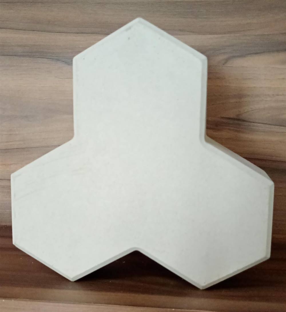 Paver 3 Pontas – Cor Concreto 25×25×8 cm